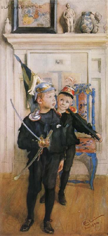 Carl Larsson Ulf and Pontus France oil painting art